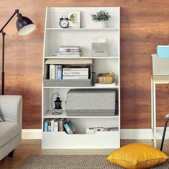 Large Stackable Storage Bins, Fabric Storage, Set of 2 NWT - Picture 3 of 4